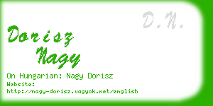 dorisz nagy business card